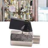 Gas Valve Ball Type Male Female Thread Thicken Brass Sandblasting for Household Tap Water 1/4 - Extra Image