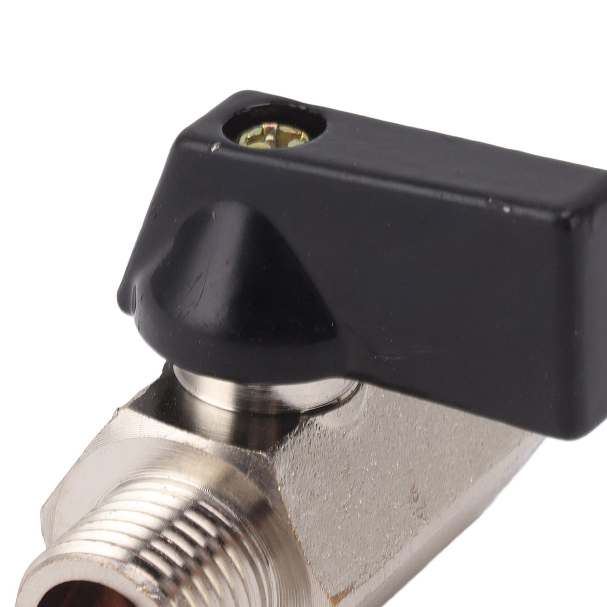 Gas Valve Ball Type Male Female Thread Thicken Brass Sandblasting for Household Tap Water 1/4