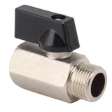 Gas Valve Ball Type Male Female Thread Thicken Brass Sandblasting for Household Tap Water 3/8
