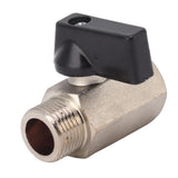 Gas Valve Ball Type Male Female Thread Thicken Brass Sandblasting for Household Tap Water 3/8