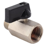 Gas Valve Ball Type Male Female Thread Thicken Brass Sandblasting for Household Tap Water 3/8 - 45-Degree Angle