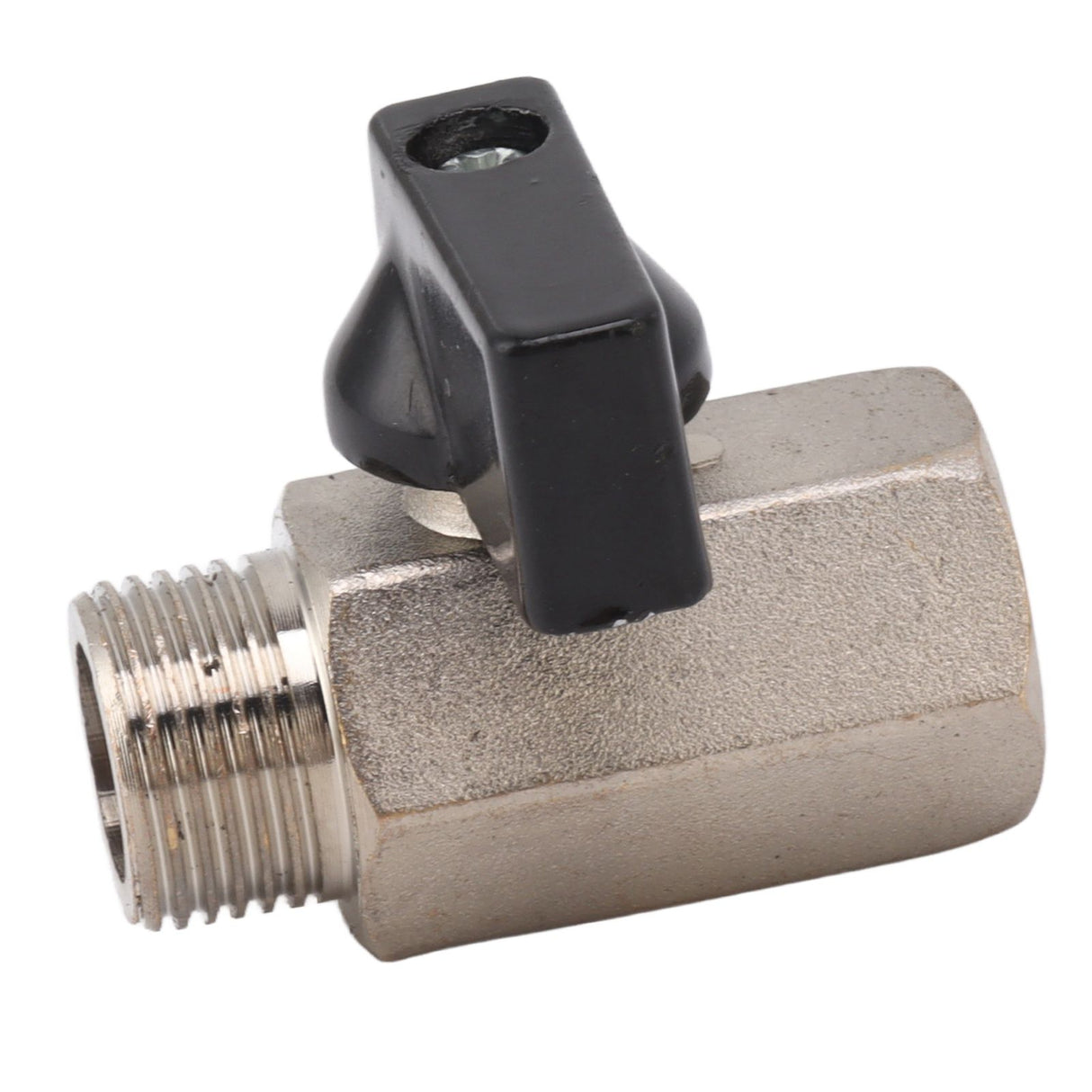 Gas Valve Ball Type Male Female Thread Thicken Brass Sandblasting for Household Tap Water 3/8