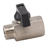 Gas Valve Ball Type Male Female Thread Thicken Brass Sandblasting for Household Tap Water 3/8