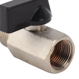 Gas Valve Ball Type Male Female Thread Thicken Brass Sandblasting for Household Tap Water 3/8 - Extra Image