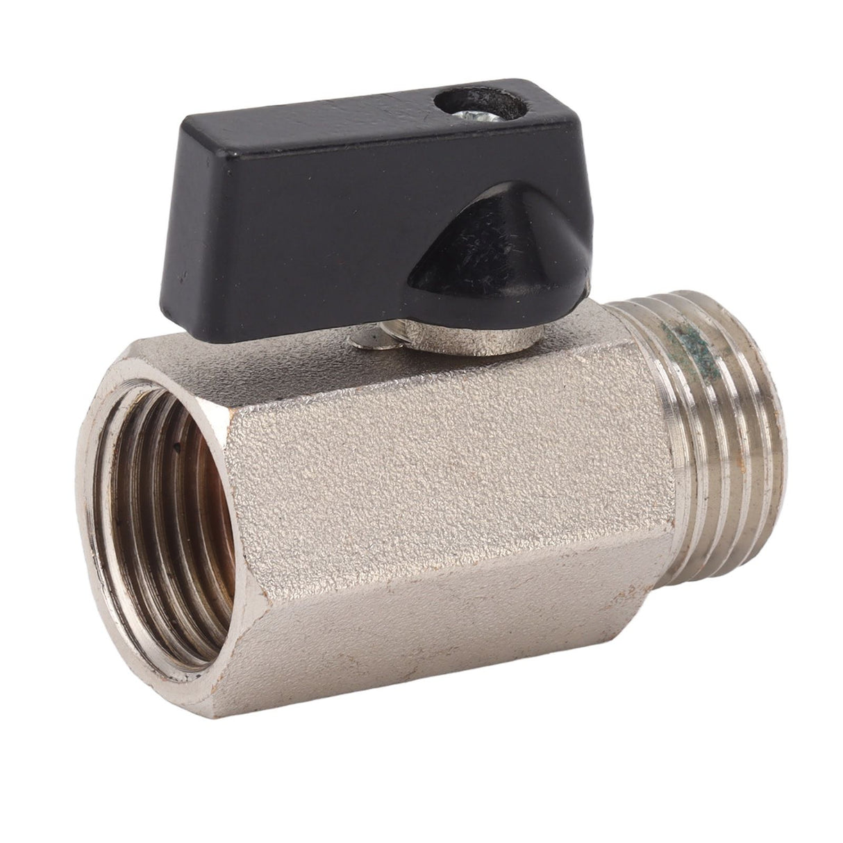 Gas Valve Ball Type Male Female Thread Thicken Brass Sandblasting for Household Tap Water 1/2