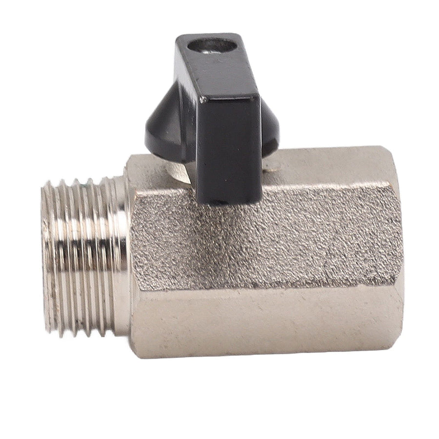 Gas Valve Ball Type Male Female Thread Thicken Brass Sandblasting for Household Tap Water 1/2