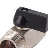 Gas Valve Ball Type Male Female Thread Thicken Brass Sandblasting for Household Tap Water 1/2 - Extra Image