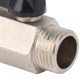 Gas Valve Ball Type Male Female Thread Thicken Brass Sandblasting for Household Tap Water 1/2
