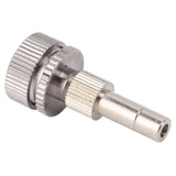 Mister Nozzle 6mm Quick Connector Brass Fan Shaped Low Pressure Atomizer Misting Nozzle for Cooling System - Front View