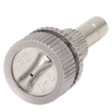 Mister Nozzle 6mm Quick Connector Brass Fan Shaped Low Pressure Atomizer Misting Nozzle for Cooling System