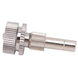 Mister Nozzle 6mm Quick Connector Brass Fan Shaped Low Pressure Atomizer Misting Nozzle for Cooling System - 45-Degree Angle