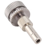 Mister Nozzle 6mm Quick Connector Brass Fan Shaped Low Pressure Atomizer Misting Nozzle for Cooling System - Close-Up Angle