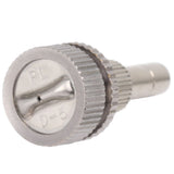 Mister Nozzle 6mm Quick Connector Brass Fan Shaped Low Pressure Atomizer Misting Nozzle for Cooling System