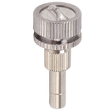 Mister Nozzle 6mm Quick Connector Brass Fan Shaped Low Pressure Atomizer Misting Nozzle for Cooling System