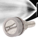 Mister Nozzle 6mm Quick Connector Brass Fan Shaped Low Pressure Atomizer Misting Nozzle for Cooling System