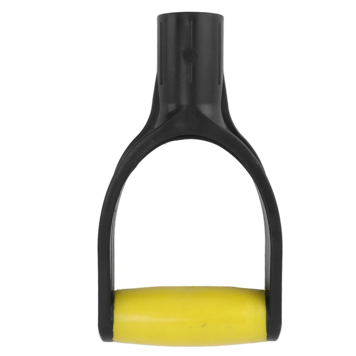 Shovel D Grip Handle 32mm Inner Diameter Silicone Grip Reinforcement Snow Shovel Handle Replacement for Digging Raking Tool Yellow Black