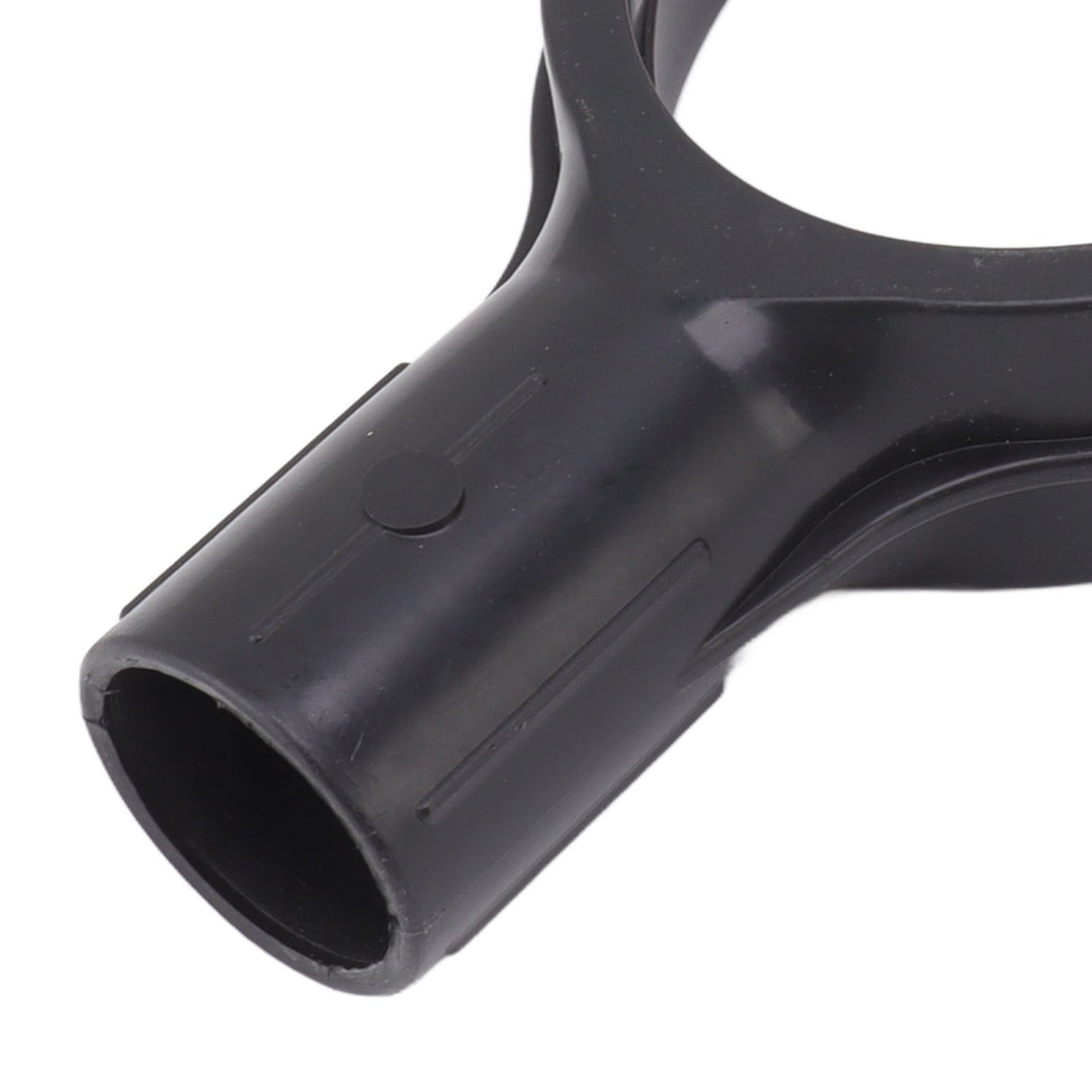 Shovel D Grip Handle 32mm Inner Diameter Silicone Grip Reinforcement Snow Shovel Handle Replacement for Digging Raking Tool Red Black