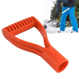 Spade Handle Plastic 32mm Inner Diameter D Grip Handle Shovel Handle Replacement for Snow Shovel Digging Raking Orange - Extra Image