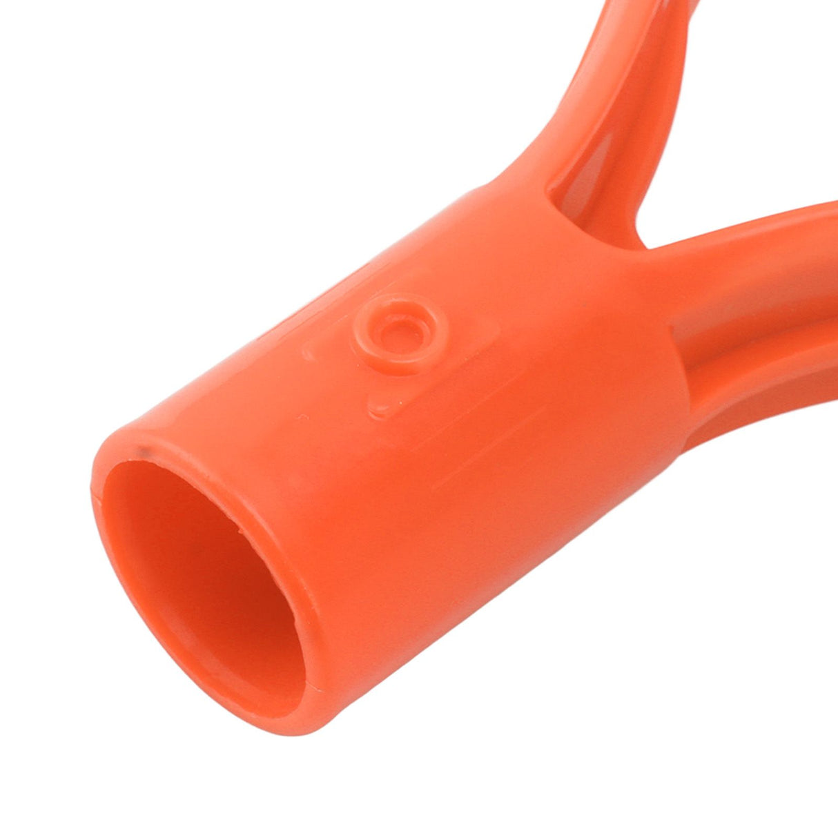 Spade Handle Plastic 32mm Inner Diameter D Grip Handle Shovel Handle Replacement for Snow Shovel Digging Raking Orange