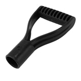 Spade Handle Plastic 32mm Inner Diameter D Grip Handle Shovel Handle Replacement for Snow Shovel Digging Raking Black