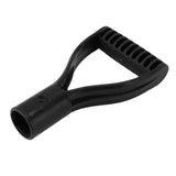 Spade Handle Plastic 32mm Inner Diameter D Grip Handle Shovel Handle Replacement for Snow Shovel Digging Raking Black - 45-Degree Angle