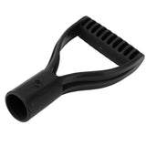 Spade Handle Plastic 32mm Inner Diameter D Grip Handle Shovel Handle Replacement for Snow Shovel Digging Raking Black