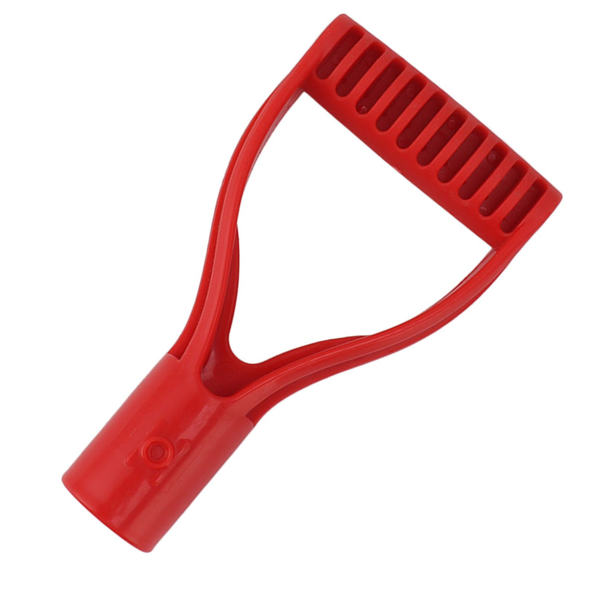 Spade Handle Plastic 32mm Inner Diameter D Grip Handle Shovel Handle Replacement for Snow Shovel Digging Raking Red