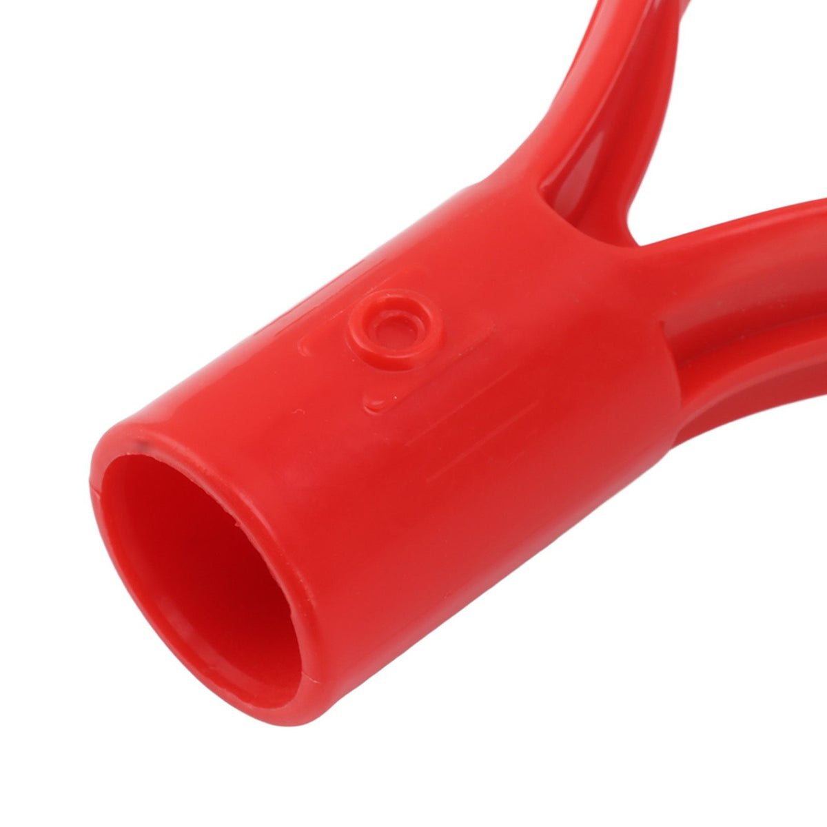 Spade Handle Plastic 32mm Inner Diameter D Grip Handle Shovel Handle Replacement for Snow Shovel Digging Raking Red