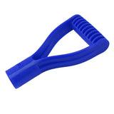 Spade Handle Plastic 32mm Inner Diameter D Grip Handle Shovel Handle Replacement for Snow Shovel Digging Raking Blue