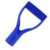 Spade Handle Plastic 32mm Inner Diameter D Grip Handle Shovel Handle Replacement for Snow Shovel Digging Raking Blue