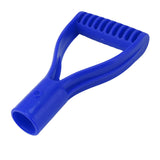 Spade Handle Plastic 32mm Inner Diameter D Grip Handle Shovel Handle Replacement for Snow Shovel Digging Raking Blue