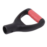 3.2cm Shovel Handle Ergonomic Design Multifunctional Rugged Shovel D Grip Handle for Digging Raking Tools White