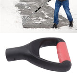 3.2cm Shovel Handle Ergonomic Design Multifunctional Rugged Shovel D Grip Handle for Digging Raking Tools White
