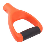 3.2cm Shovel Handle Ergonomic Design Multifunctional Rugged Shovel D Grip Handle for Digging Raking Tools Orange