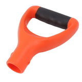 3.2cm Shovel Handle Ergonomic Design Multifunctional Rugged Shovel D Grip Handle for Digging Raking Tools Orange
