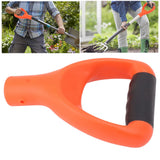 3.2cm Shovel Handle Ergonomic Design Multifunctional Rugged Shovel D Grip Handle for Digging Raking Tools Orange - Extra Image