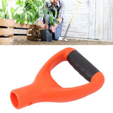 3.2cm Shovel Handle Ergonomic Design Multifunctional Rugged Shovel D Grip Handle for Digging Raking Tools Orange - Extra Image