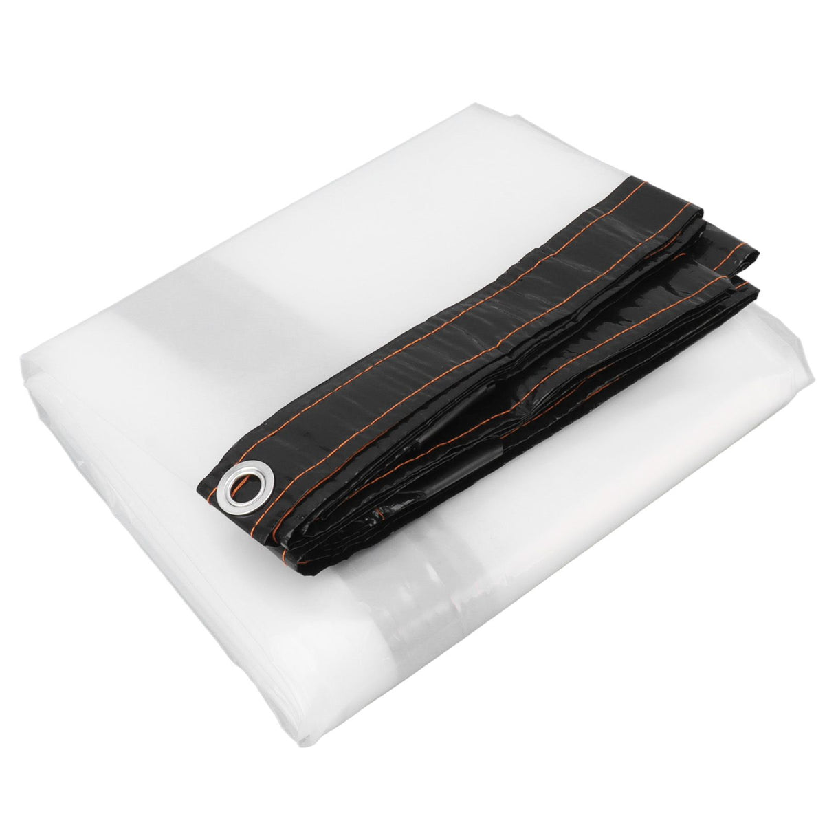 Transparent Tarp Cold Insulation Garden Rainproof Clear Poly Tarp Plant Cover Cloth 6.6 X 8.2ft