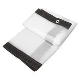 Transparent Tarp Cold Insulation Garden Rainproof Clear Poly Tarp Plant Cover Cloth 6.6 X 8.2ft - Close-Up Angle
