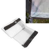 Transparent Tarp Cold Insulation Garden Rainproof Clear Poly Tarp Plant Cover Cloth 6.6 X 8.2ft