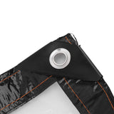 Transparent Tarp Cold Insulation Garden Rainproof Clear Poly Tarp Plant Cover Cloth 6.6 X 8.2ft