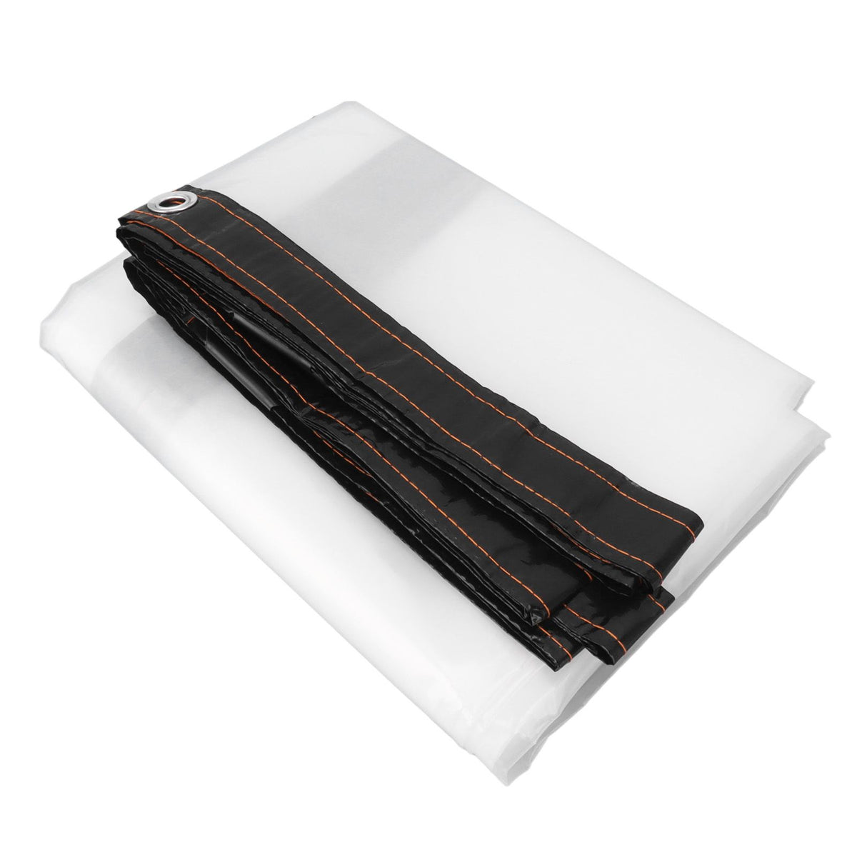 Transparent Tarp Cold Insulation Garden Rainproof Clear Poly Tarp Plant Cover Cloth 9.8 X 9.8ft