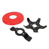 Lawn Weeder Weeding Disc Manganese Steel Multifunctional Trimmer Head Weeder Plate Accessories for Replacement - 45-Degree Angle