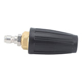 3000PSI Pressure Washer Rotating Turbo Nozzle Quick Connect 360 Degree Rotation Pressure Washer Turbo Tip 1/4in 030