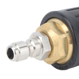 3000PSI Pressure Washer Rotating Turbo Nozzle Quick Connect 360 Degree Rotation Pressure Washer Turbo Tip 1/4in 030 - Extra Image
