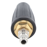 3000PSI Pressure Washer Rotating Turbo Nozzle Quick Connect 360 Degree Rotation Pressure Washer Turbo Tip 1/4in 035
