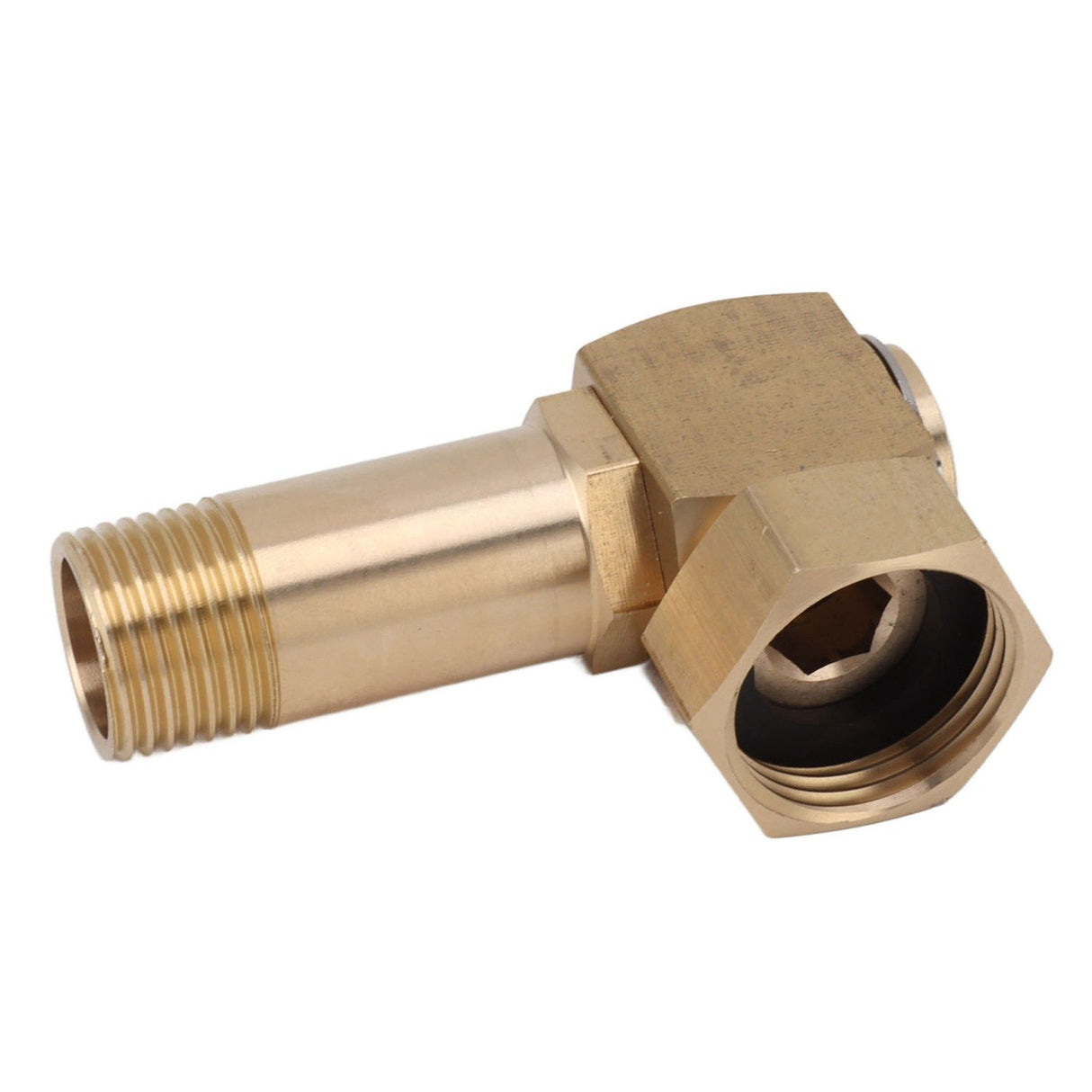 Garden Hose Adapter G1/2 High Hardness Brass Hose Elbow Connector for Replacement