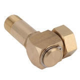 Garden Hose Adapter G1/2 High Hardness Brass Hose Elbow Connector for Replacement - Close-Up Angle
