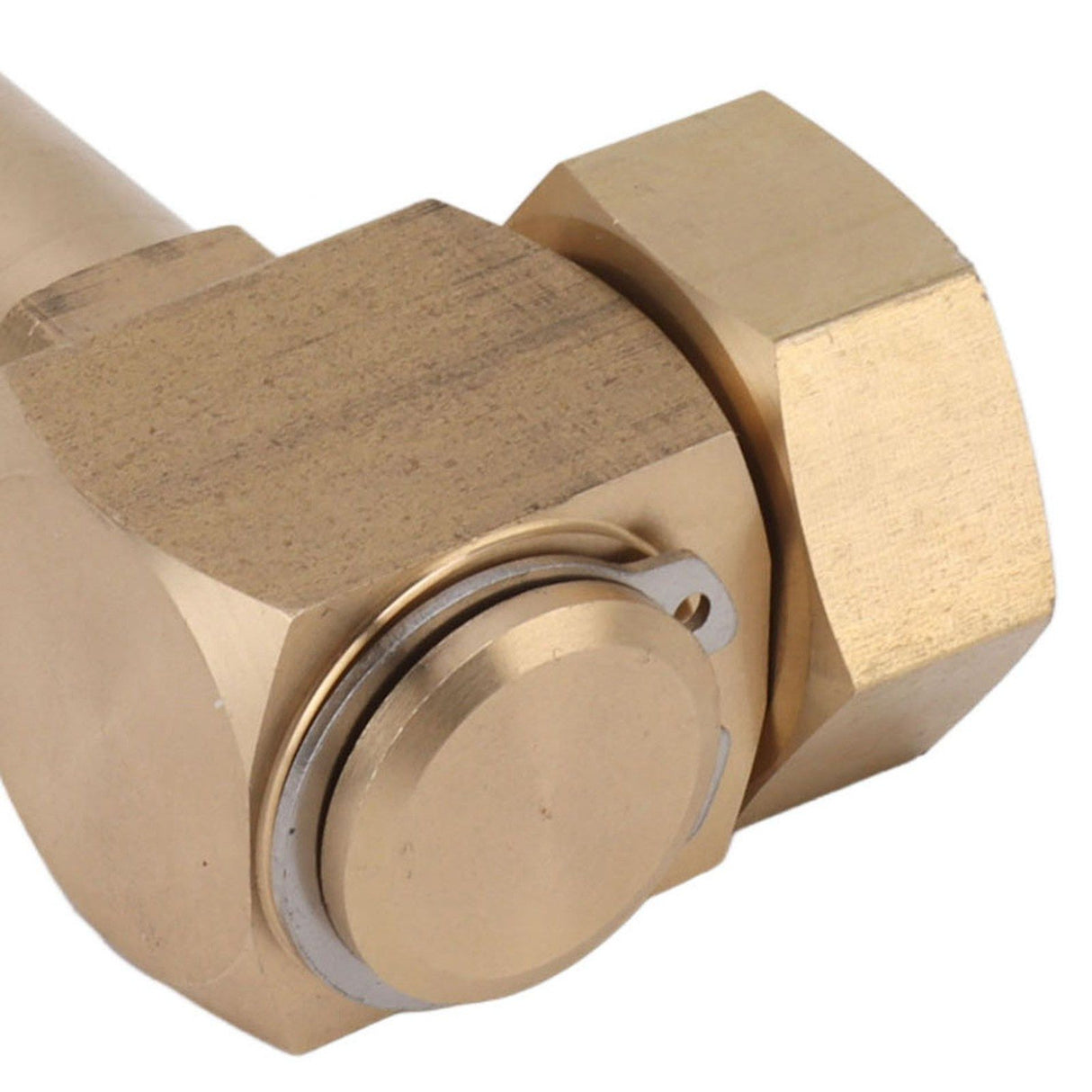 Garden Hose Adapter G1/2 High Hardness Brass Hose Elbow Connector for Replacement