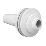 Complete Return Jet Fitting Leakproof PVC 1‑1/2 Inch Inlet Return Fitting for Hayward SP1023 Above Ground Pool - Top-Down View